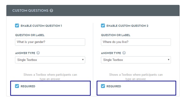 Webinar Success Tips - custom registration fields