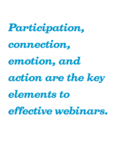 Effective webinars