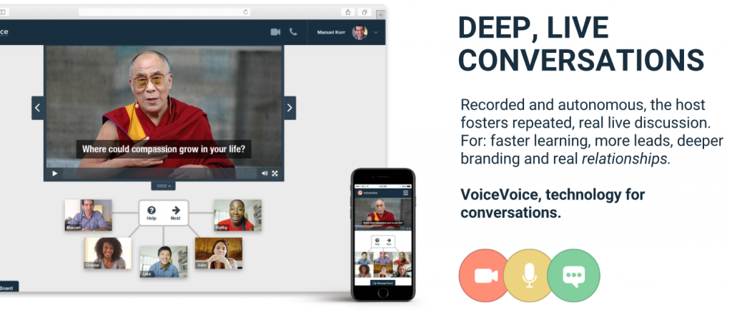 Announcing the VoiceVoice platform, technology for conversations