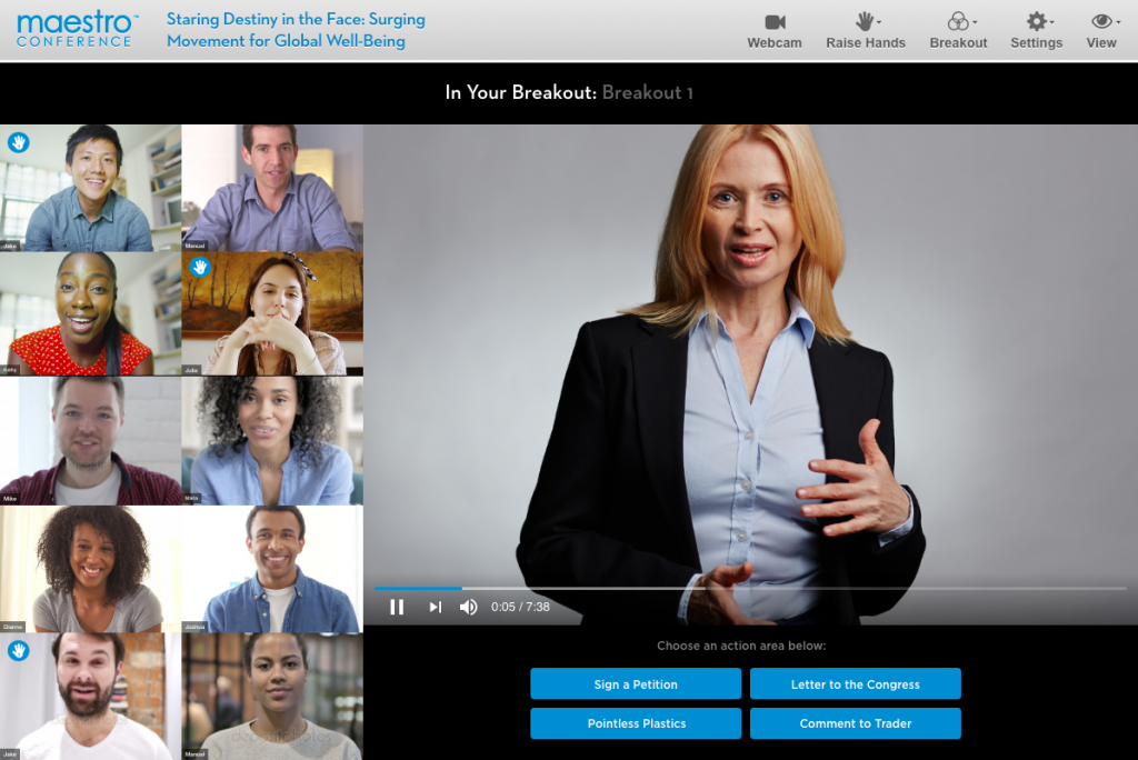 Video Breakout Rooms for Remote Collaboration