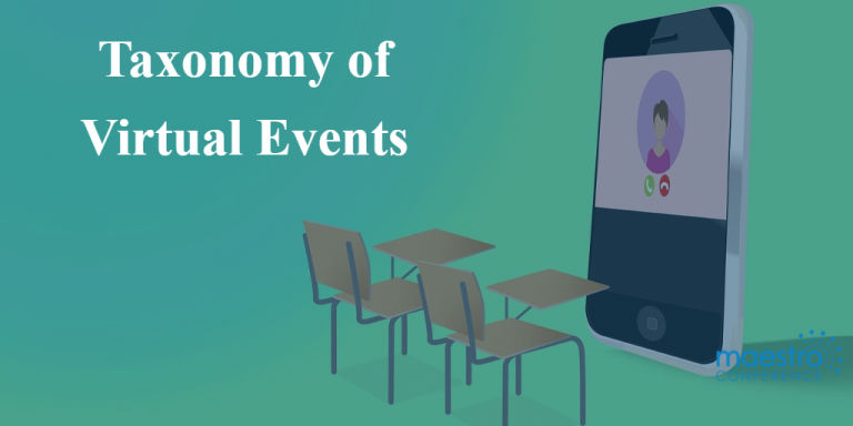 Taxonomy of Virtual Event Formats