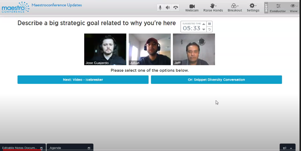 Guide your participants' conversations with visual timers to create better video breakouts